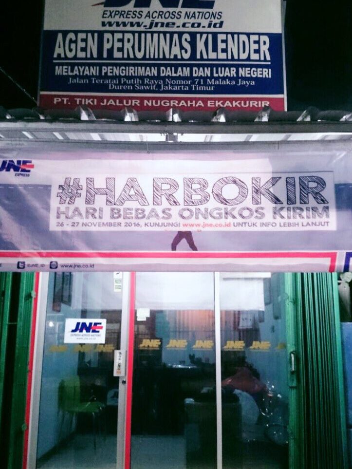 Agen JNE Perumnas Klender 1 agen jne perumnas klender