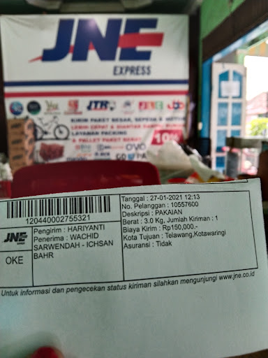 JNE Pedan Klaten