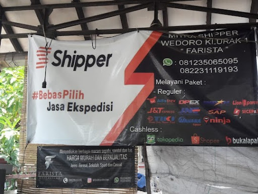 FARISTA JNE,J&T,SICEPAT,NINJA,SHIPPER SIDOARJO