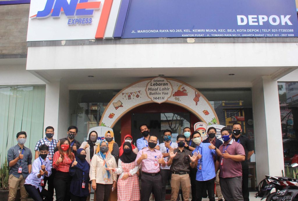 jne express cabang utama depok
