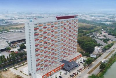 jne jababeka riverview apartement tower mahakam