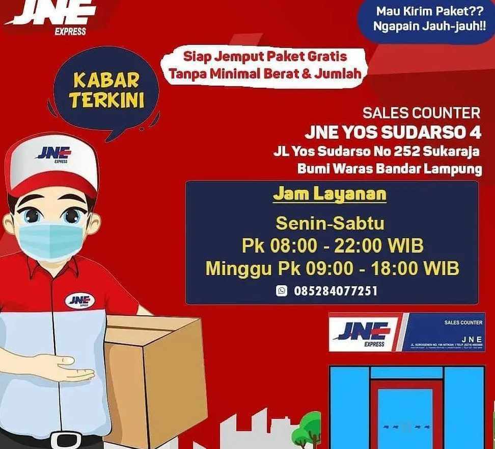 JNE Yos Sudarso 1 jne yos sudarso