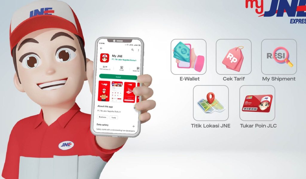 zidanphone jne express